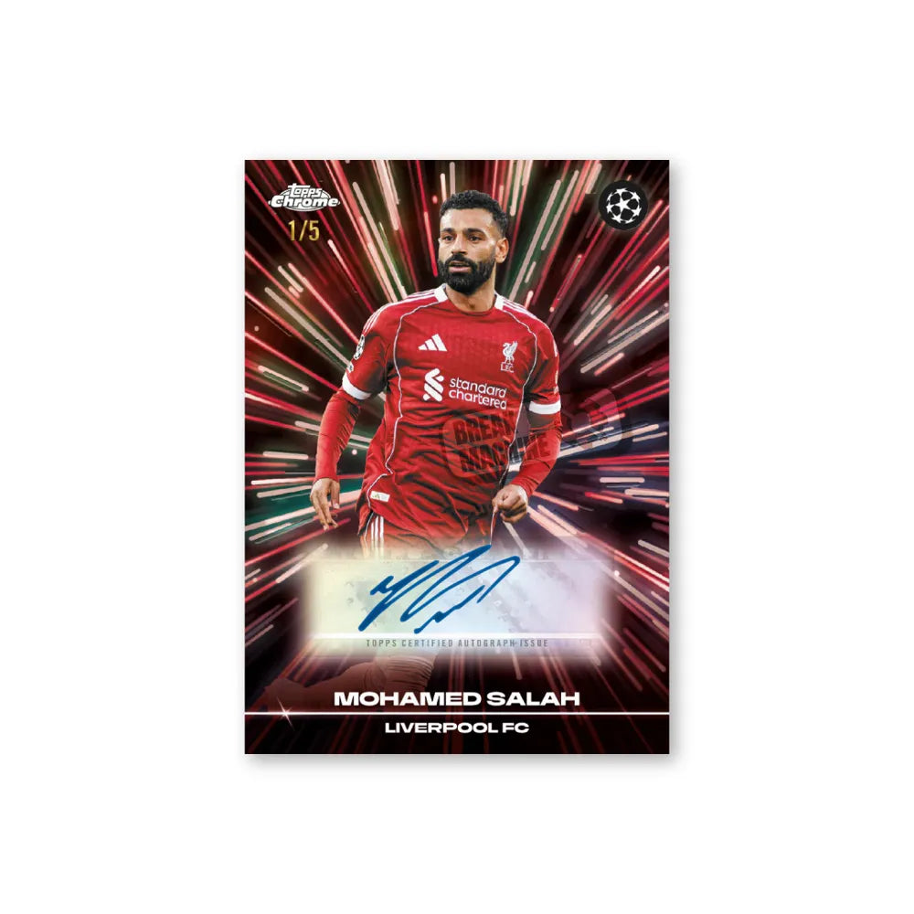 2025/26 Topps Chrome UEFA Club Competitions - UCC Hobby Box