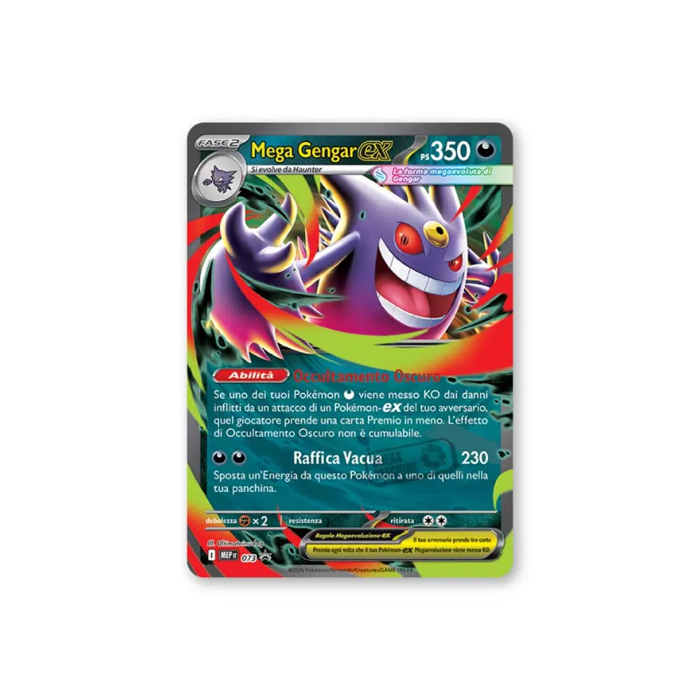 Pokemon - Tin da collezione Mega Chiarodiluna: Mega Gengar EX (IT)